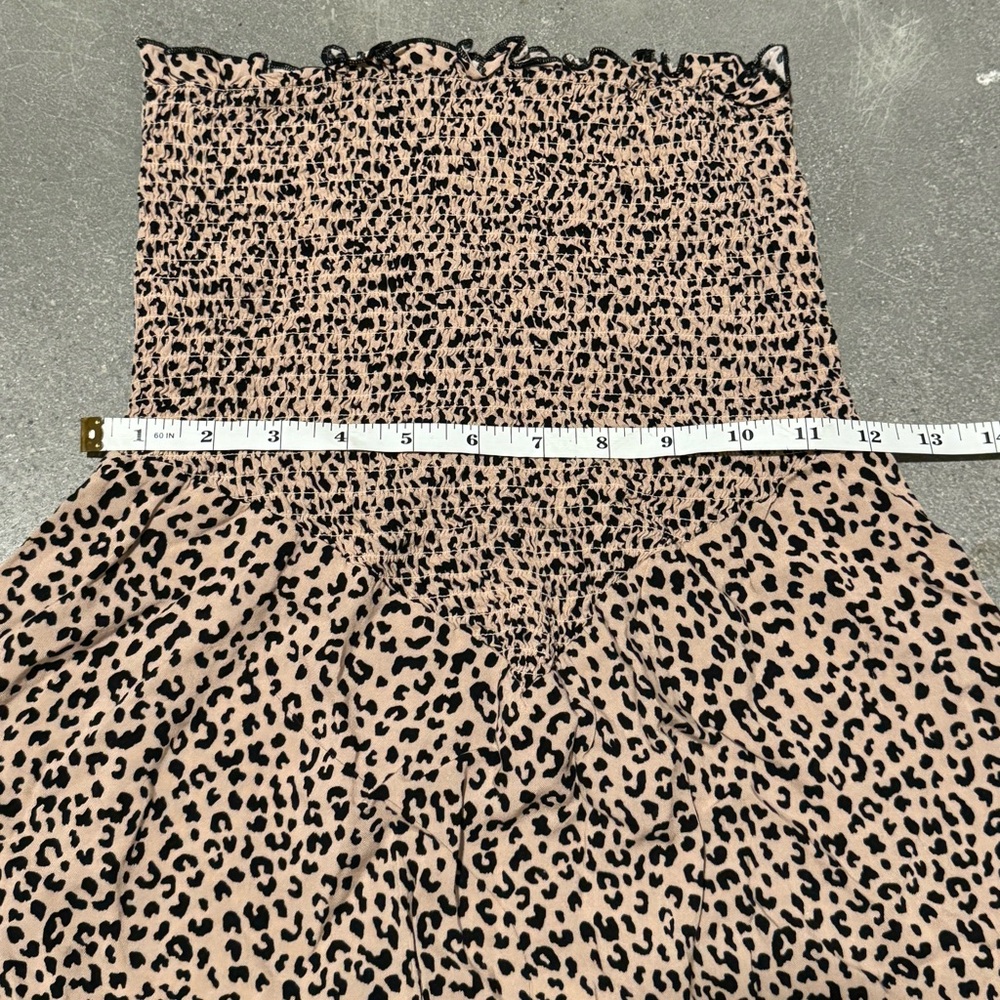 Cheetah Print Tube Top Dress - Picture 3 of 4